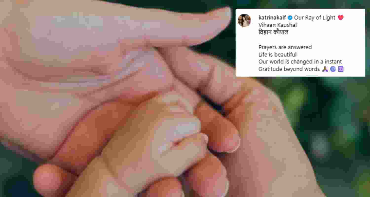 Vicky, Katrina reveal baby boy's name. Vicky, Katrina reveal baby boy's name.