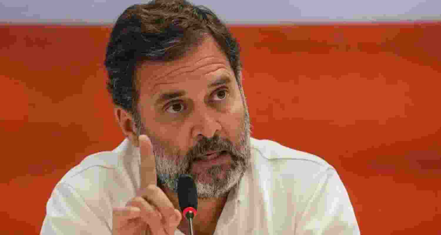 Rahul Gandhi criticised PM Modi over US remarks on the Hormuz blockade and deaths of Indian sailors, accusing the government of remaining silent. Rahul Gandhi criticised PM Modi over US remarks on the Hormuz blockade and deaths of Indian sailors, accusing the government of remaining silent.