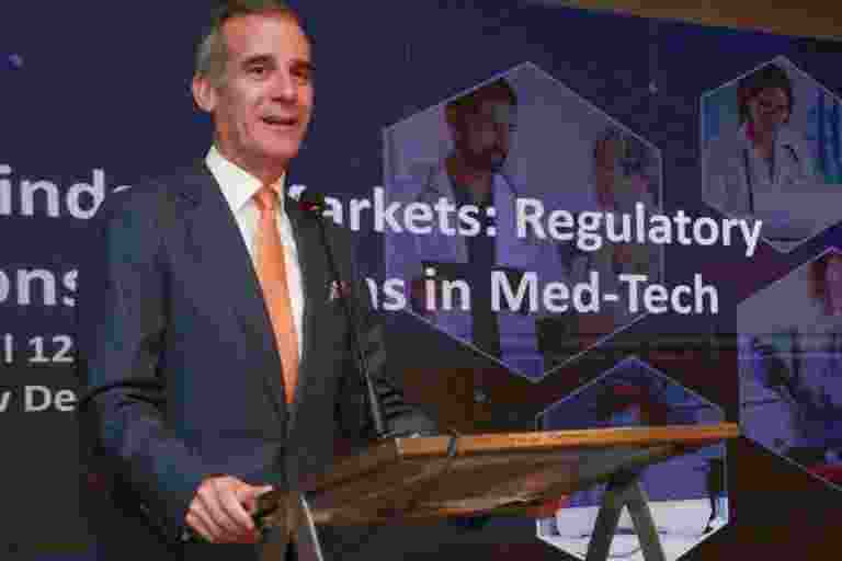 During the 2024 Indiaspora AI Summit at Stanford University, US envoy to India, Eric Garcetti, delivered a lighthearted comment that highlighted the significant presence of Indian-origin individuals in top corporate positions in the United States. During the 2024 Indiaspora AI Summit at Stanford University, US envoy to India, Eric Garcetti, delivered a lighthearted comment that highlighted the significant presence of Indian-origin individuals in top corporate positions in the United States.