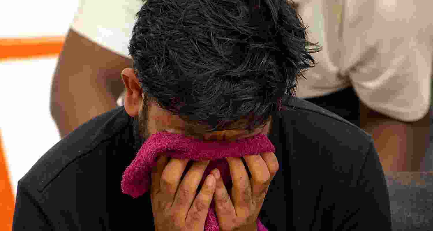 CJP founder Abhijeet Dipke began an indefinite hunger strike after Sonam Wangchuk was shifted to hospital as police cleared protesters from Jantar Mantar. CJP founder Abhijeet Dipke began an indefinite hunger strike after Sonam Wangchuk was shifted to hospital as police cleared protesters from Jantar Mantar.