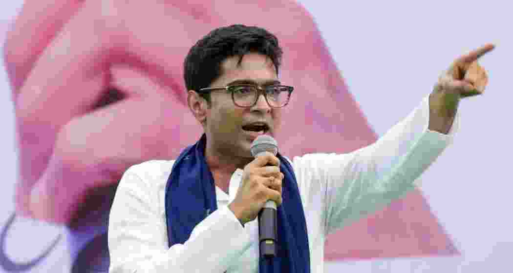 A file photo of senior TMC leader Abhishek Banerjee. A file photo of senior TMC leader Abhishek Banerjee.