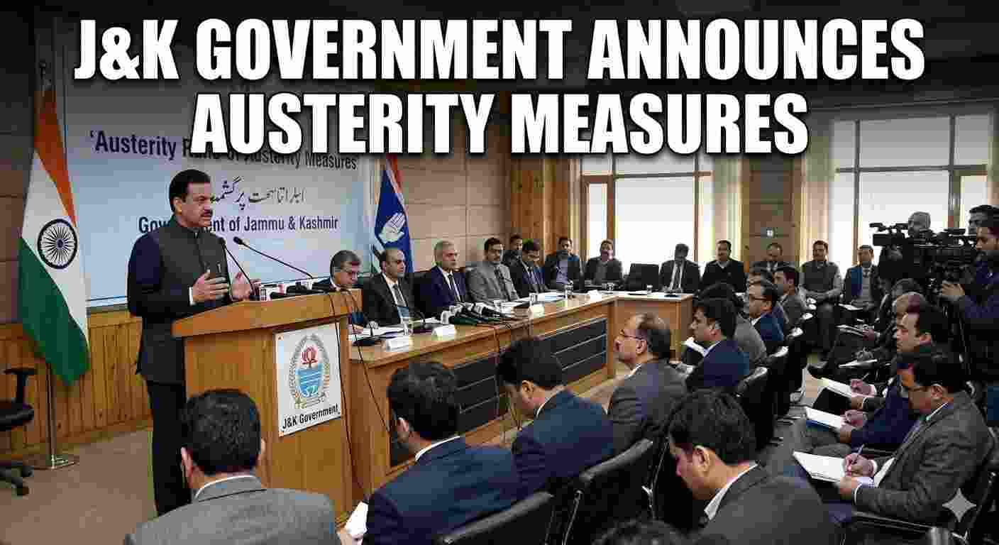 J&K govt orders massive austerity measures, cuts down expenses J&K govt orders massive austerity measures, cuts down expenses