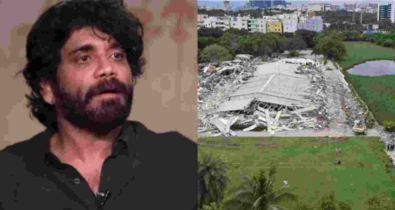 Authorities demolish actor Nagarjuna's N-Convention centre in Hyderabad
Authorities demolish actor Nagarjuna's N-Convention centre in Hyderabad