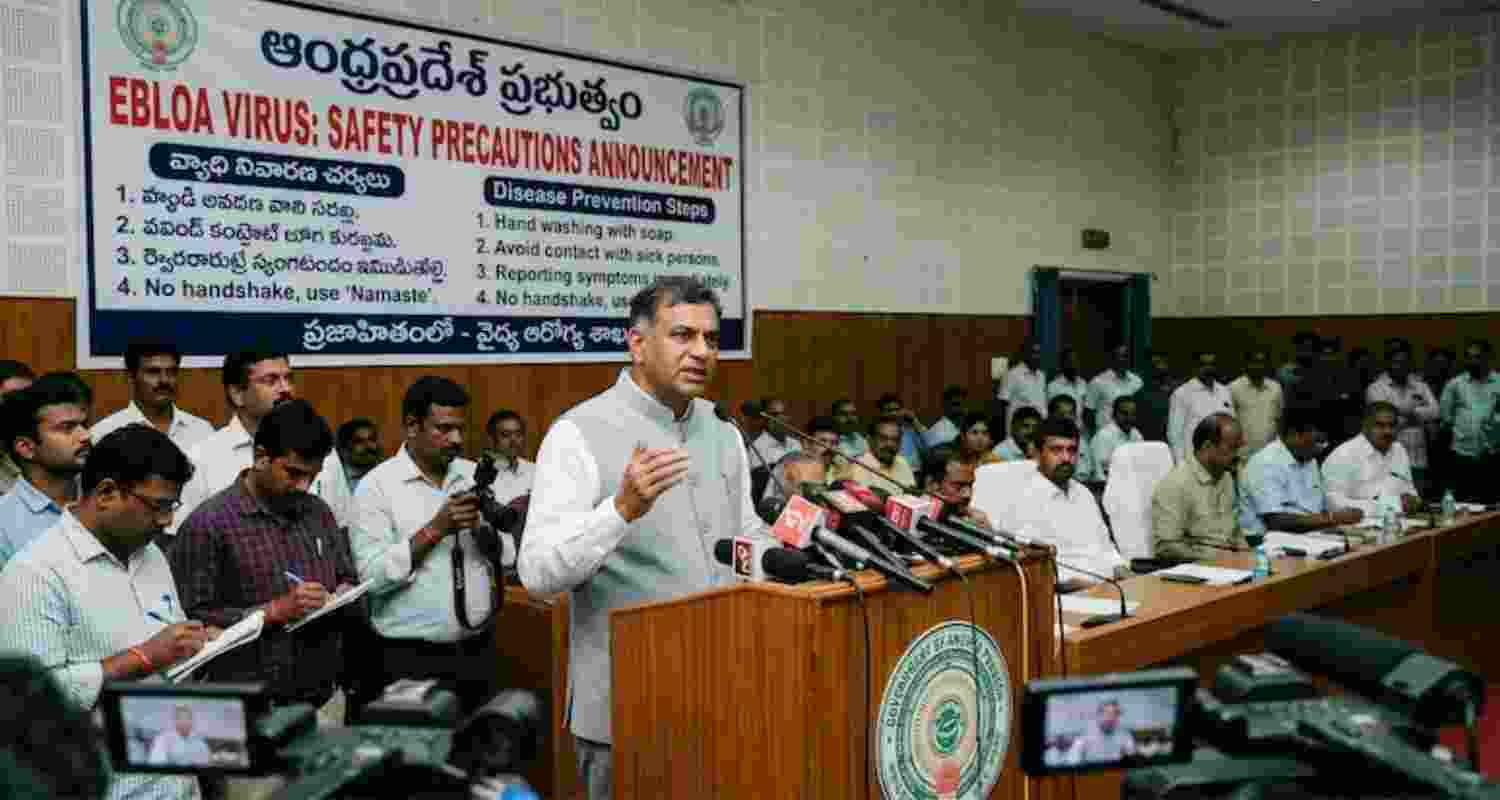 Ebola alert in Andhra Pradesh Ebola alert in Andhra Pradesh