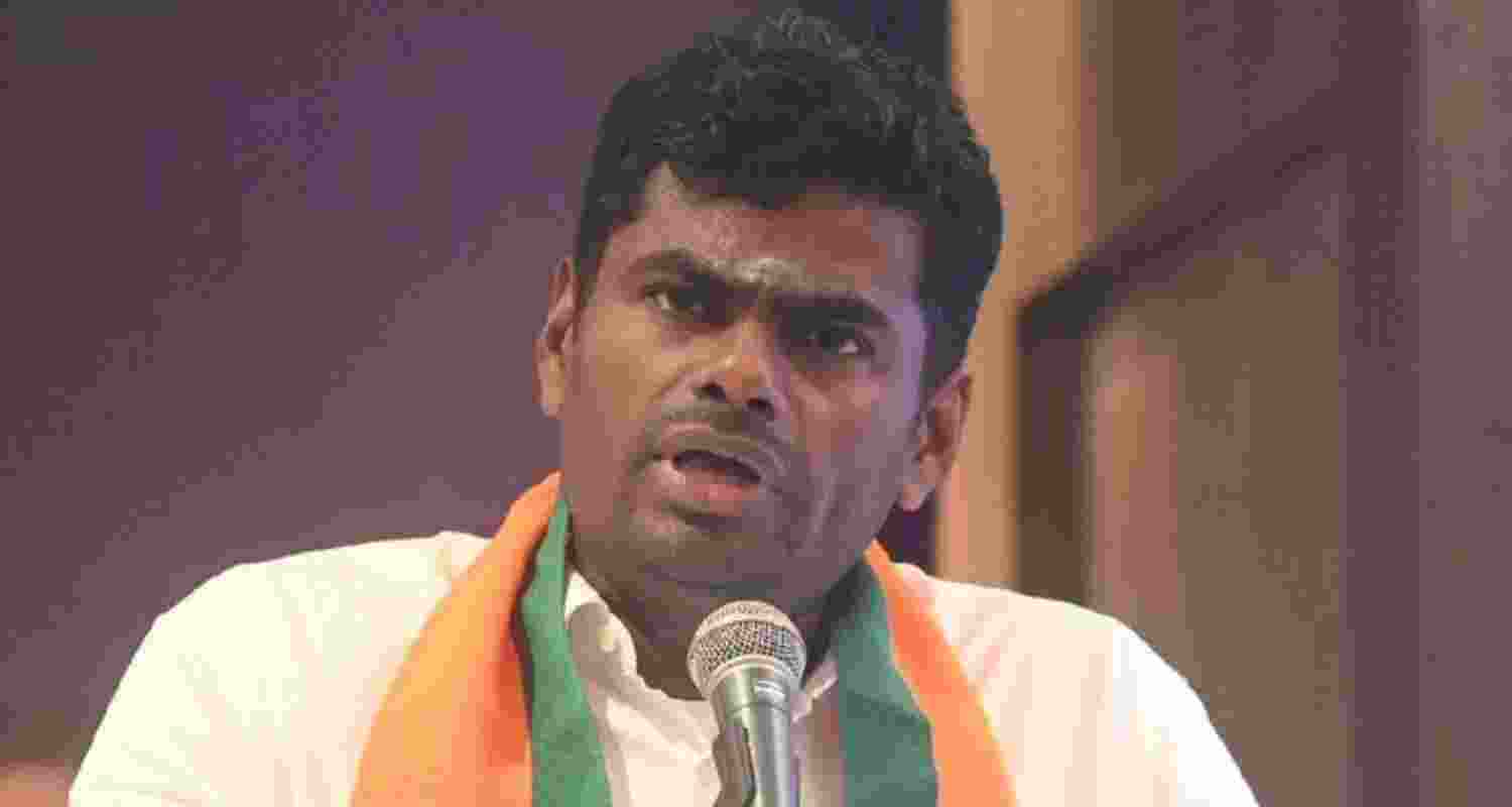 Former Tamil Nadu BJP chief Annamalai. Former Tamil Nadu BJP chief Annamalai.