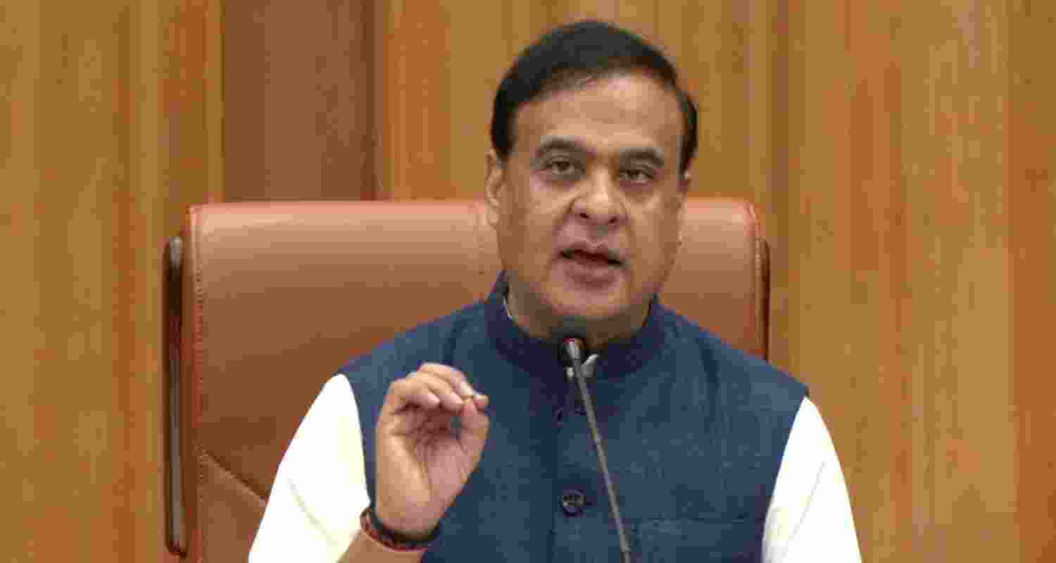 Assam Chief Minister Himanta Biswa Sarma - file image. Assam Chief Minister Himanta Biswa Sarma - file image.