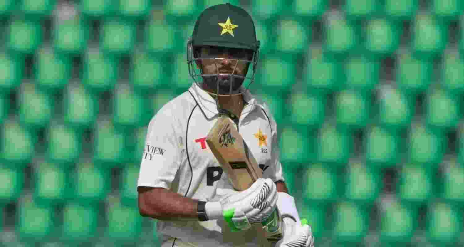 Pakistan Test captain Babar Azam was hit on the hand during a warm-up match in England and advised to rest, with his fitness ahead of the Test series monitored. Pakistan Test captain Babar Azam was hit on the hand during a warm-up match in England and advised to rest, with his fitness ahead of the Test series monitored.