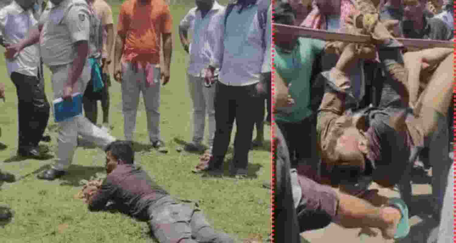 The deceased's father, Dushasan Swain, alleged that a police team which reached the spot also assaulted his son, instead of rescuing him. The deceased's father, Dushasan Swain, alleged that a police team which reached the spot also assaulted his son, instead of rescuing him.