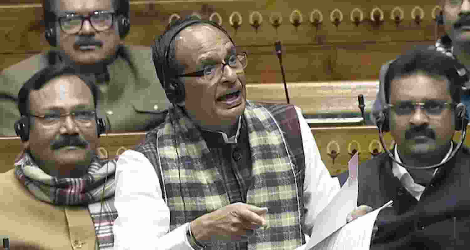 Shivraj Singh Chouhan slammed Congress in Lok Sabha on Thursday. Shivraj Singh Chouhan slammed Congress in Lok Sabha on Thursday.