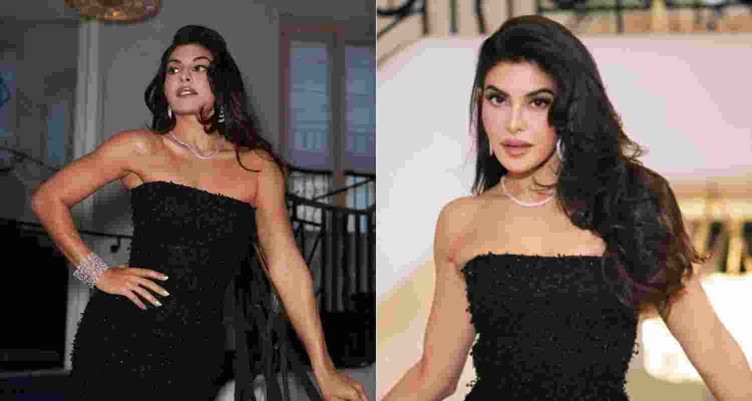 Jacqueline Fernandez shines in black sequins at Cannes 2026 Jacqueline Fernandez shines in black sequins at Cannes 2026