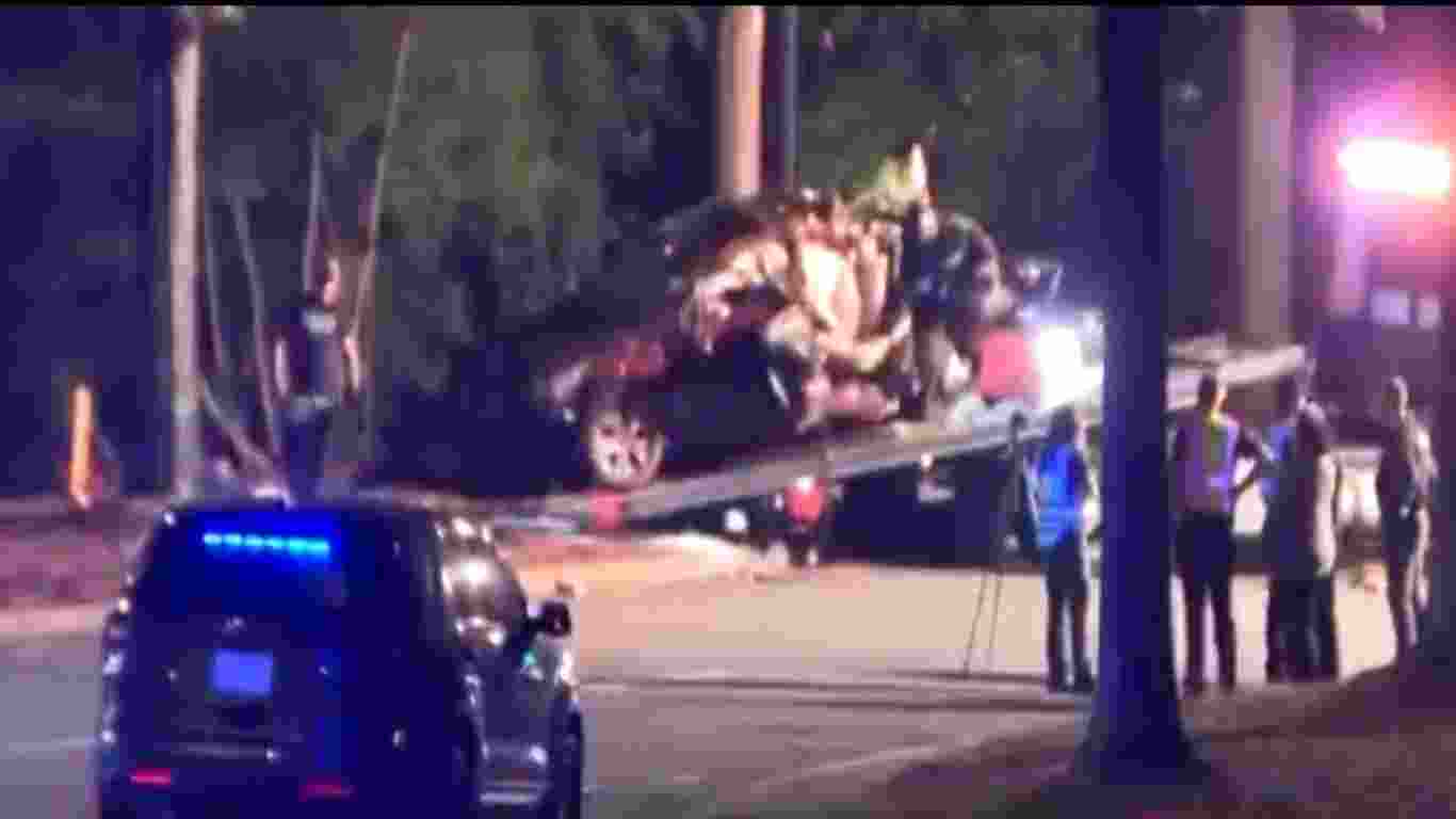 The deceased were identified as Sriya Avasarala, Anvi Sharma and Aryan Joshi, passengers in a car that police believed was being driven at high speed. The deceased were identified as Sriya Avasarala, Anvi Sharma and Aryan Joshi, passengers in a car that police believed was being driven at high speed.