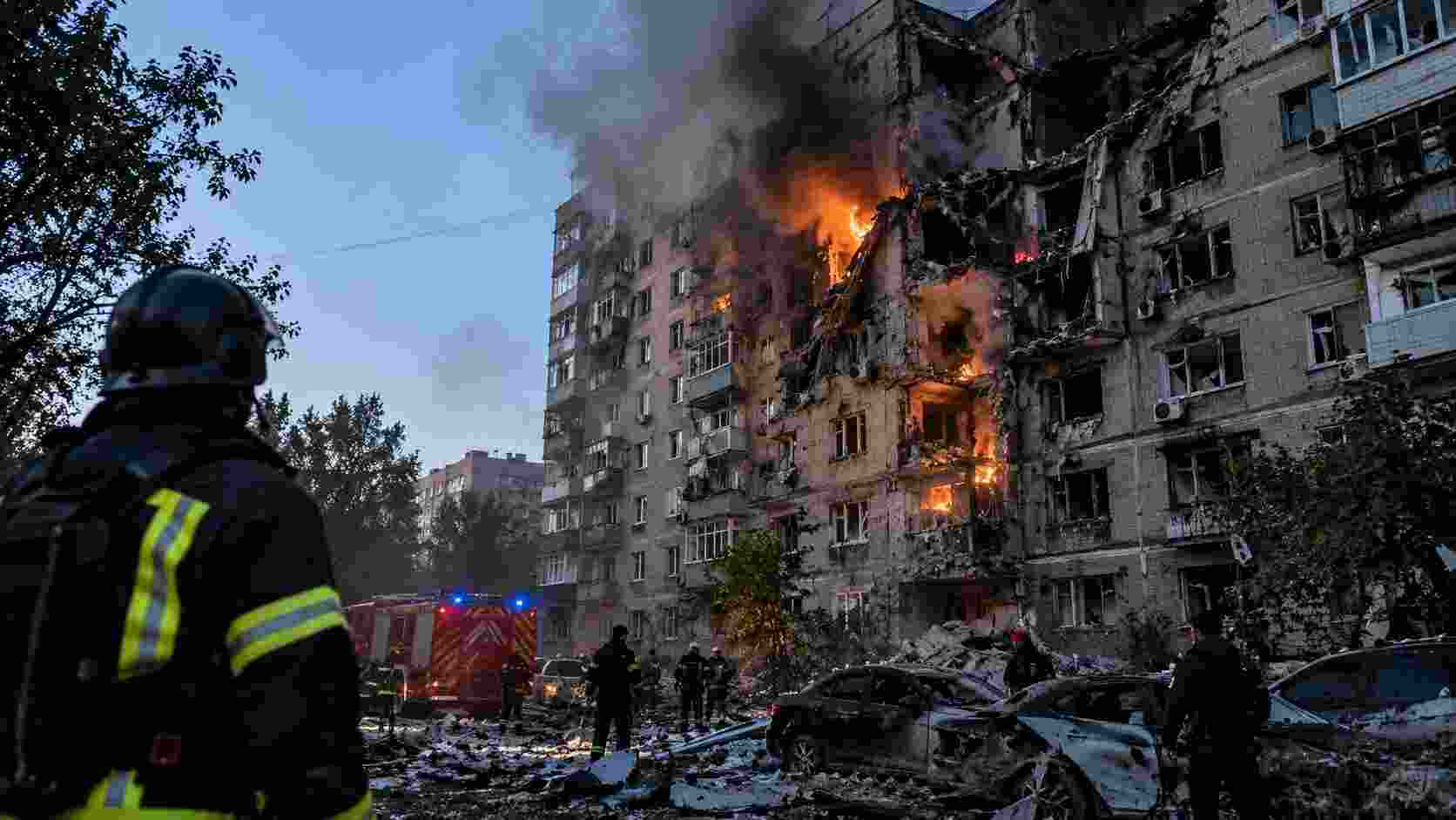 Russian drone strike Russian drone strike