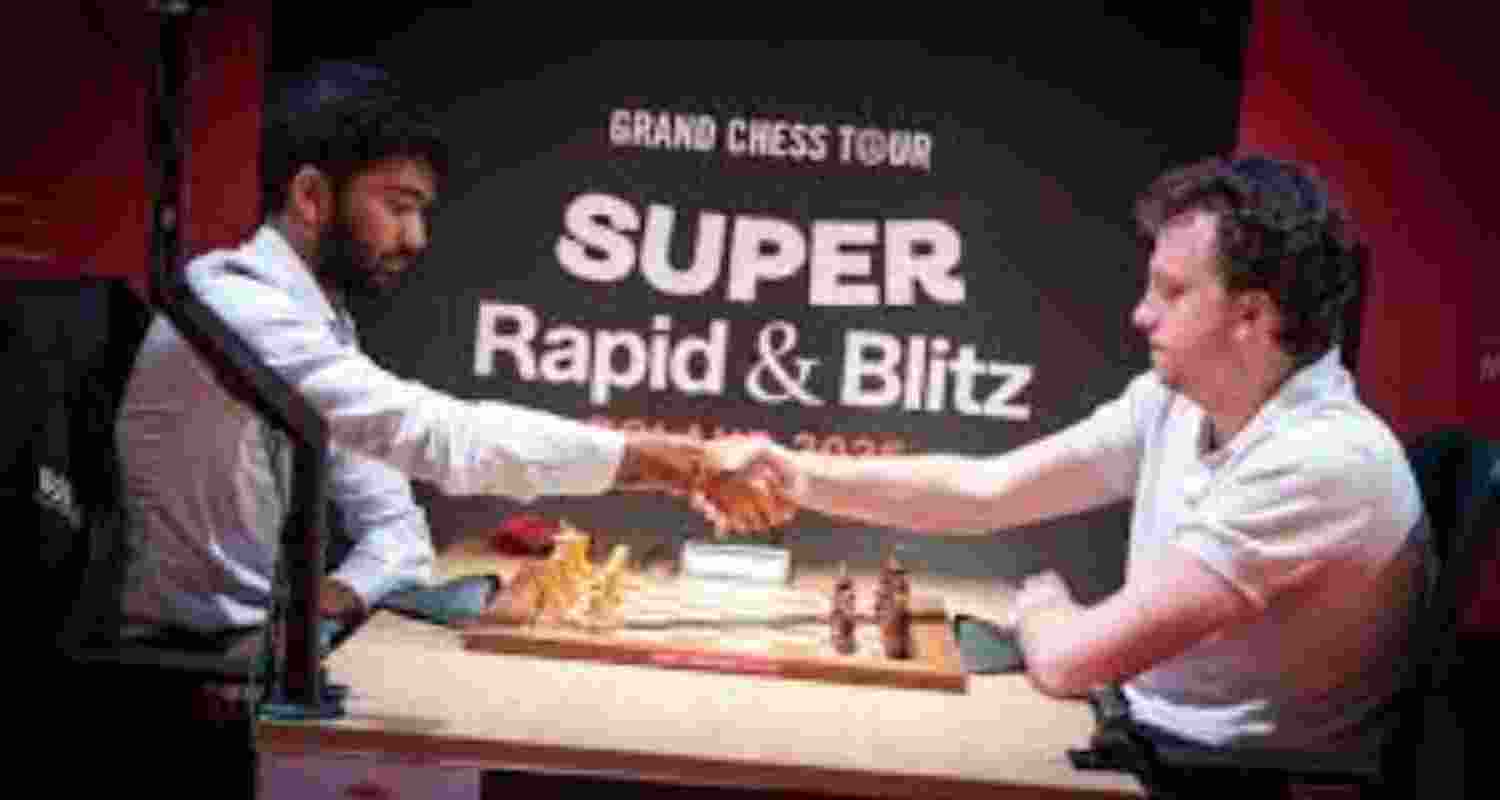 D Gukesh, the reigning world champion, finished sixth in the Super Rapid and Blitz tournament. D Gukesh, the reigning world champion, finished sixth in the Super Rapid and Blitz tournament.