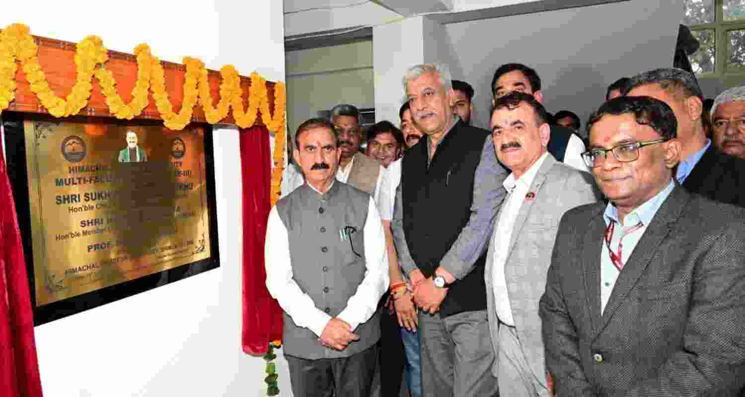 Chief Minister Thakur Sukhvinder Singh Sukhu Chief Minister Thakur Sukhvinder Singh Sukhu