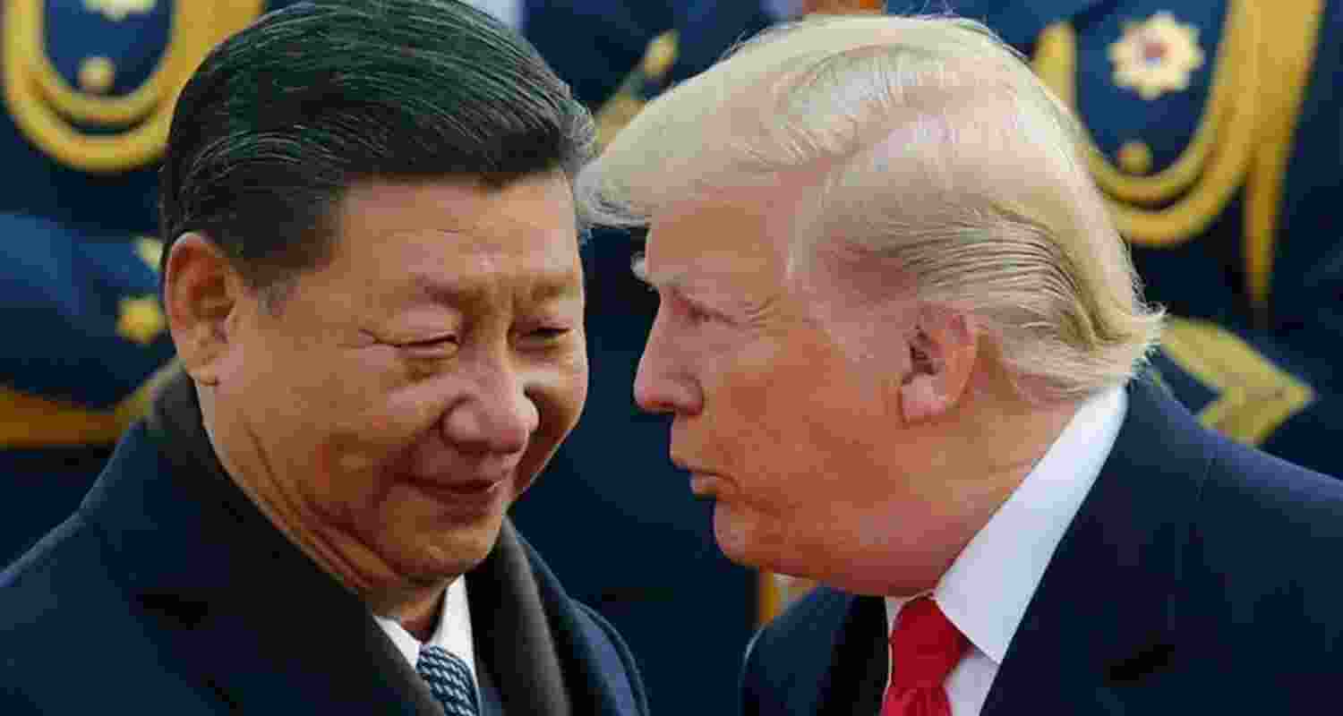 Chinese President Xi Jinping along with President of the United States of America, Donald Trump. Chinese President Xi Jinping along with President of the United States of America, Donald Trump.
