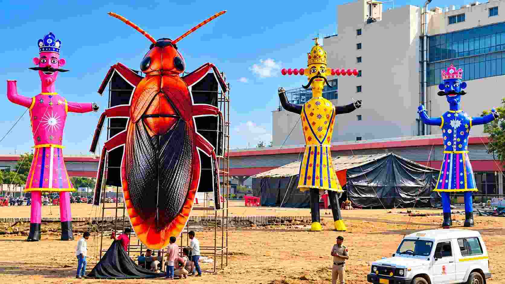 Cockroach Effigy to Burn With Ravana Cockroach Effigy to Burn With Ravana