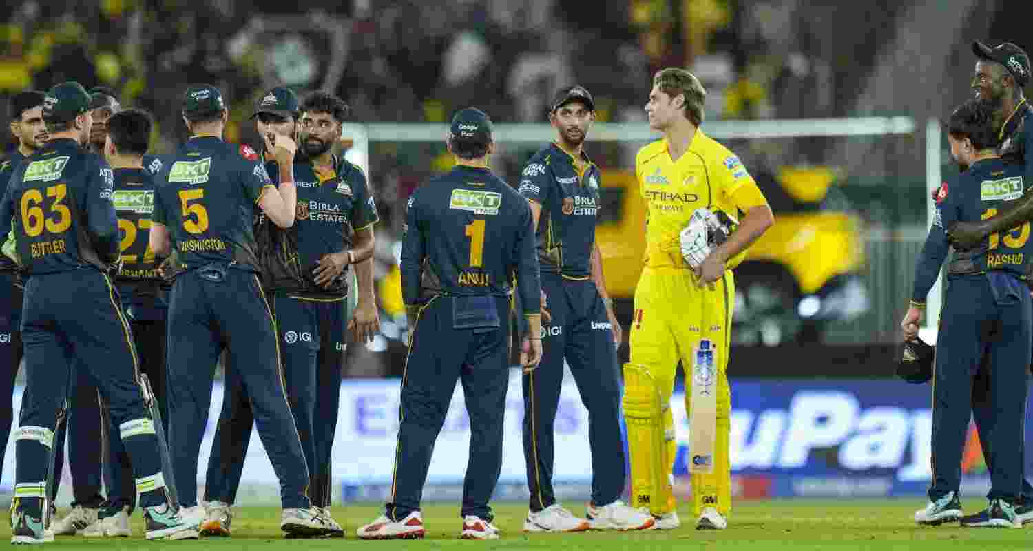 Gujarat Titans crushed Chennai Super Kings by 89 runs as Sai Sudharsan, Gill and Buttler starred to knock CSK out of IPL 2026. Gujarat Titans crushed Chennai Super Kings by 89 runs as Sai Sudharsan, Gill and Buttler starred to knock CSK out of IPL 2026.