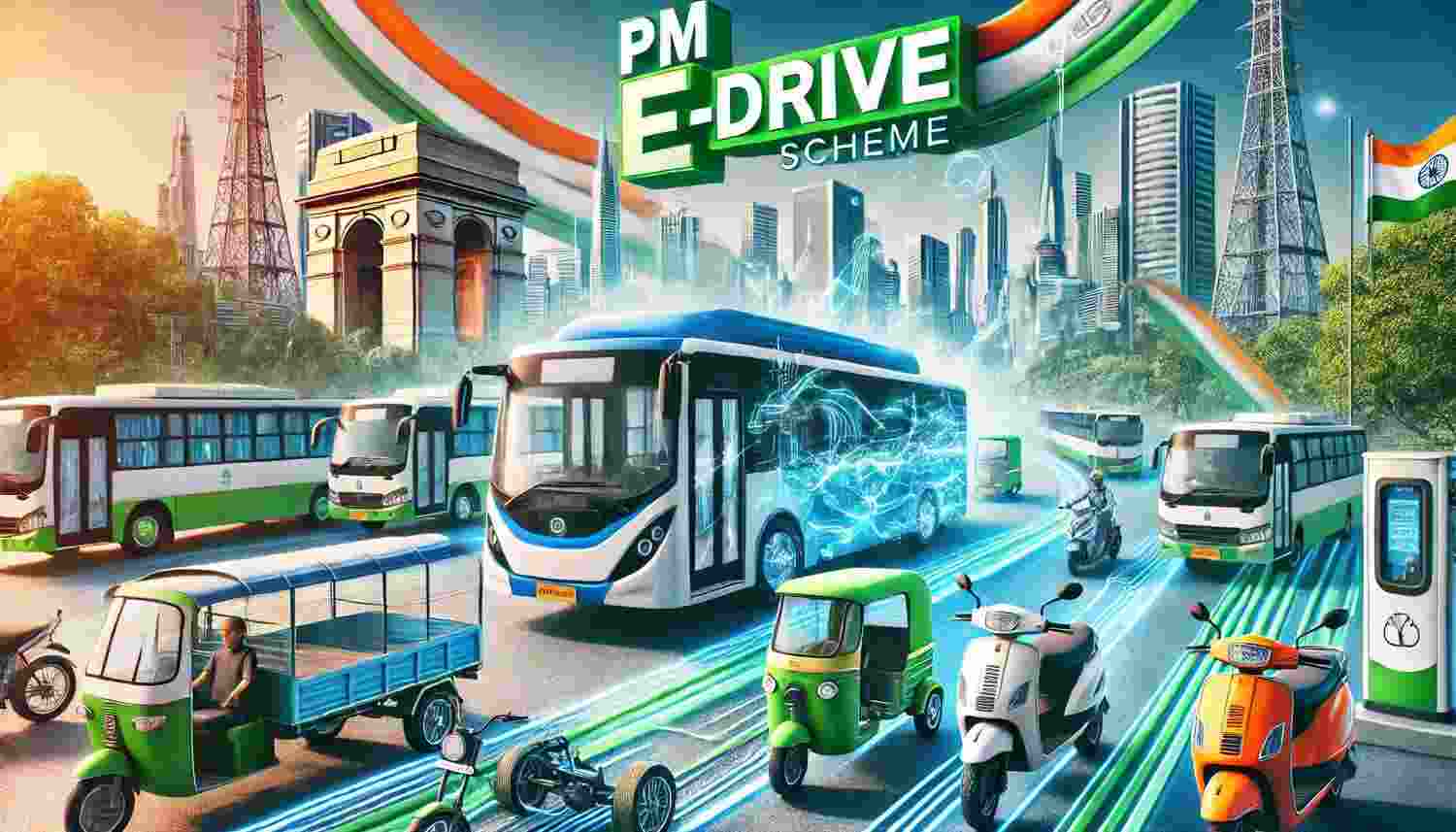 Govt launches PM E-DRIVE scheme with Rs 10,900 cr outlay Govt launches PM E-DRIVE scheme with Rs 10,900 cr outlay