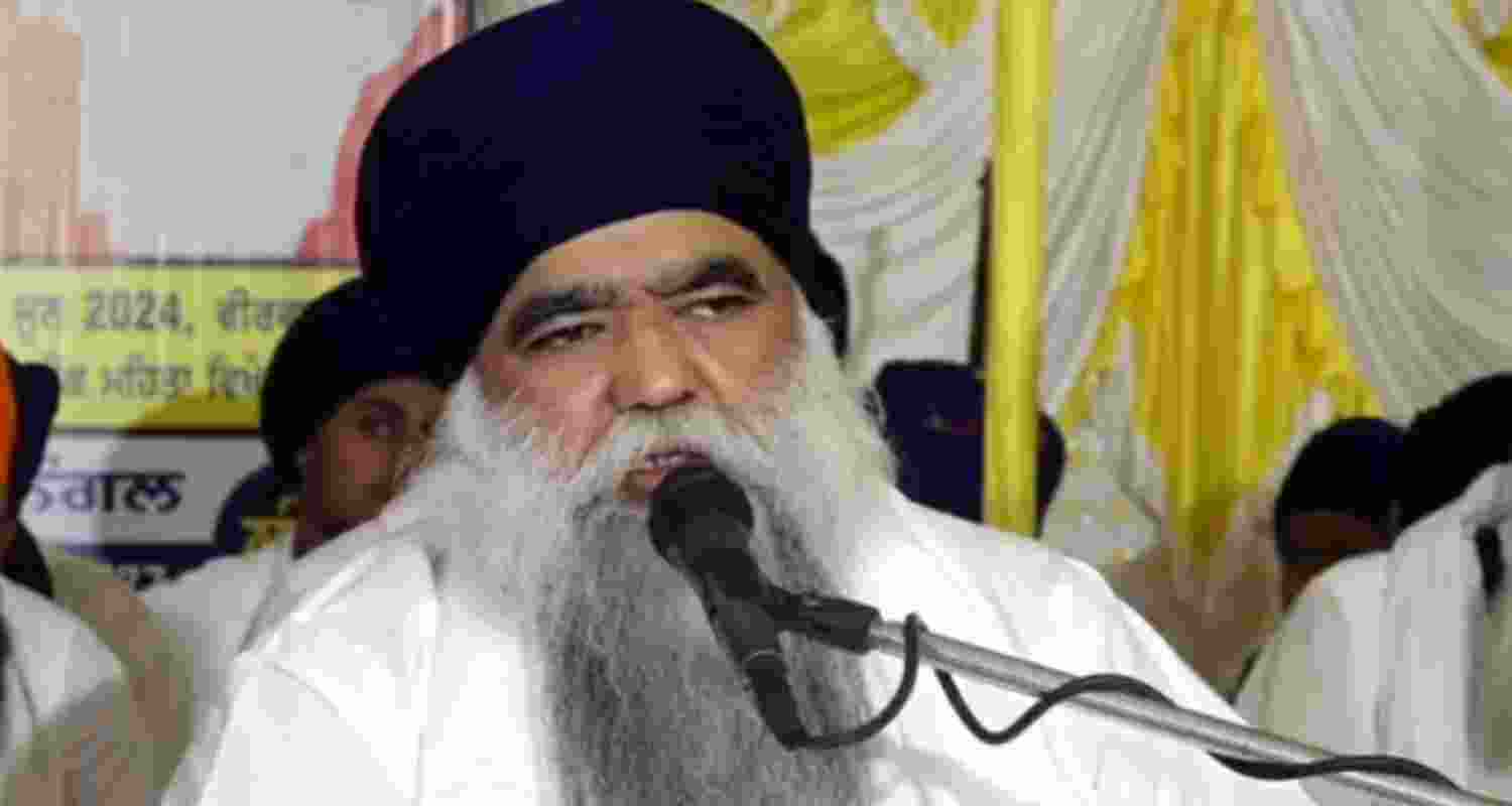 Damdami Taxal head Baba Harnam Singh Khalsa Dhuma. File Photo. Damdami Taxal head Baba Harnam Singh Khalsa Dhuma. File Photo.