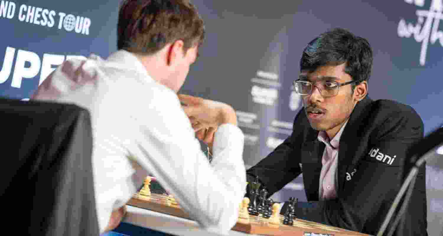 Praggnanandhaa faced an irregular opening as black and did not have any trouble equalising against Van Foreest. Praggnanandhaa faced an irregular opening as black and did not have any trouble equalising against Van Foreest.
