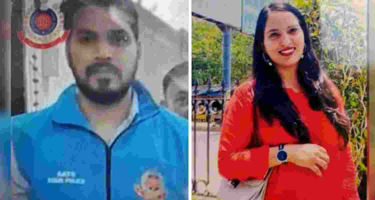 A Delhi Police constable accused of shooting his wife dead was found dead in an apparent suicide near the Mayur Vihar-Noida Link Road. A Delhi Police constable accused of shooting his wife dead was found dead in an apparent suicide near the Mayur Vihar-Noida Link Road.