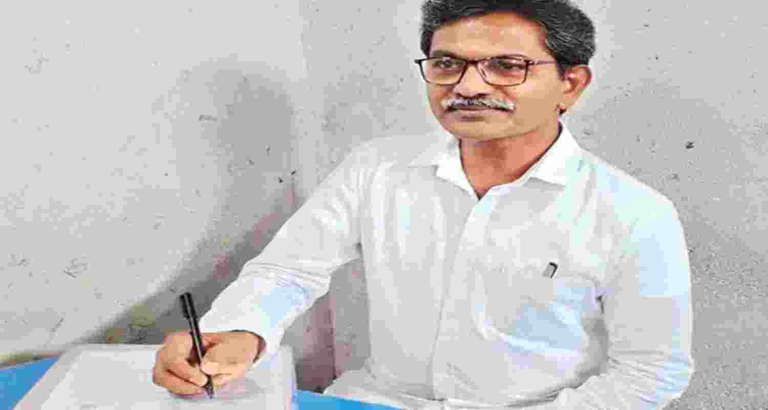 Former Maoist leader Devji, 62, appeared for an intermediate Telugu exam in Telangana after surrendering and rejoining mainstream life. Former Maoist leader Devji, 62, appeared for an intermediate Telugu exam in Telangana after surrendering and rejoining mainstream life.