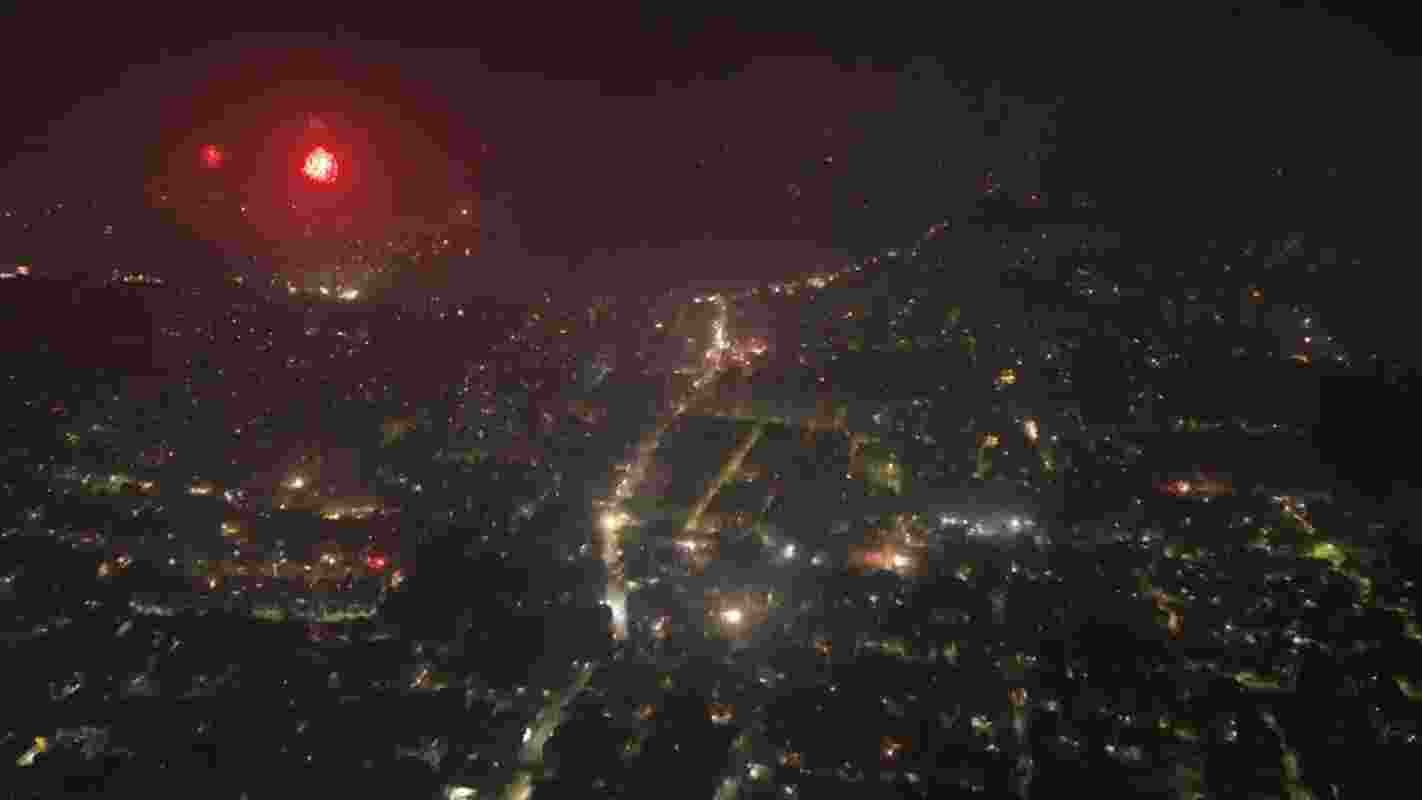 Nation celebrates Diwali, firecracker ban defied Nation celebrates Diwali, firecracker ban defied