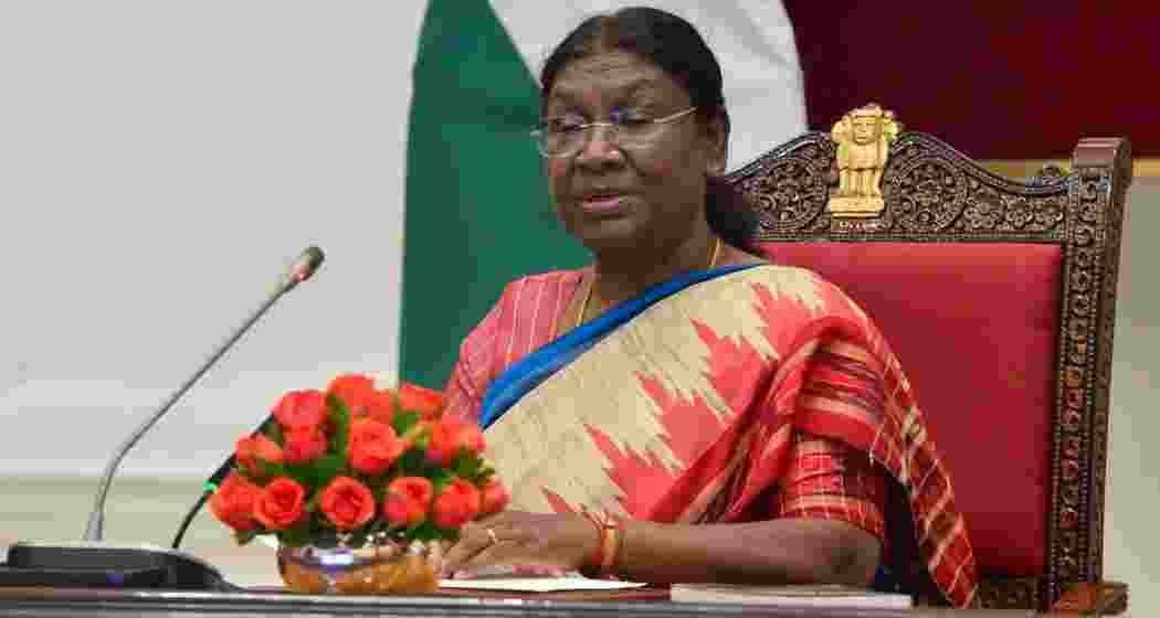 A file photo of President Droupadi Murmu. (PTI) A file photo of President Droupadi Murmu. (PTI)