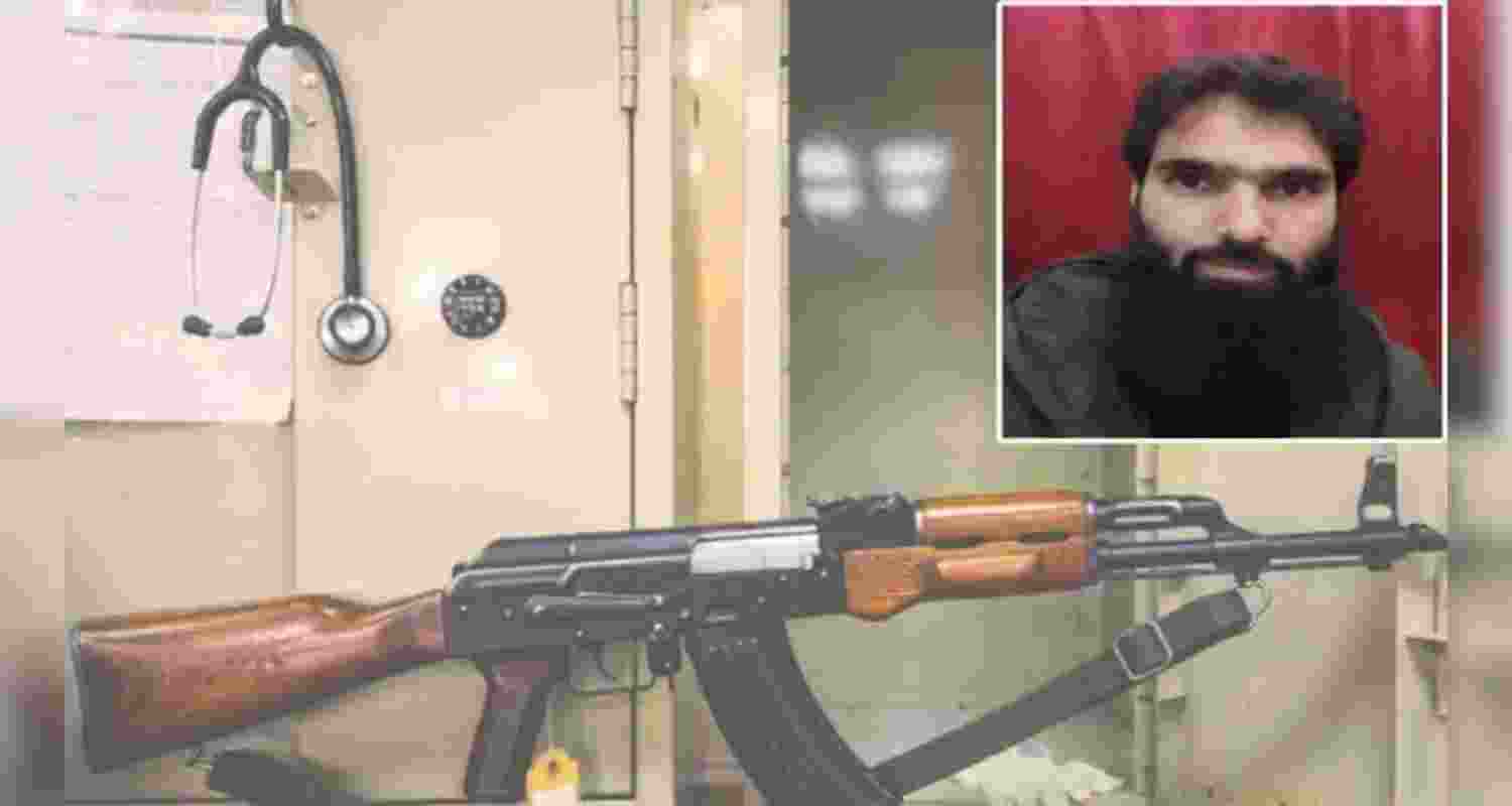 The massive arms recovery was made after the arrest of a Kashmiri doctor in Saharanpur. The massive arms recovery was made after the arrest of a Kashmiri doctor in Saharanpur.