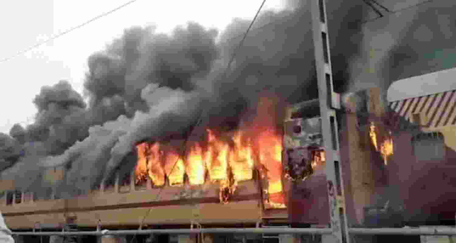An inspector from the Railway Protection Force confirmed that an official inquiry is already underway to determine the precise cause of the blaze. An inspector from the Railway Protection Force confirmed that an official inquiry is already underway to determine the precise cause of the blaze.