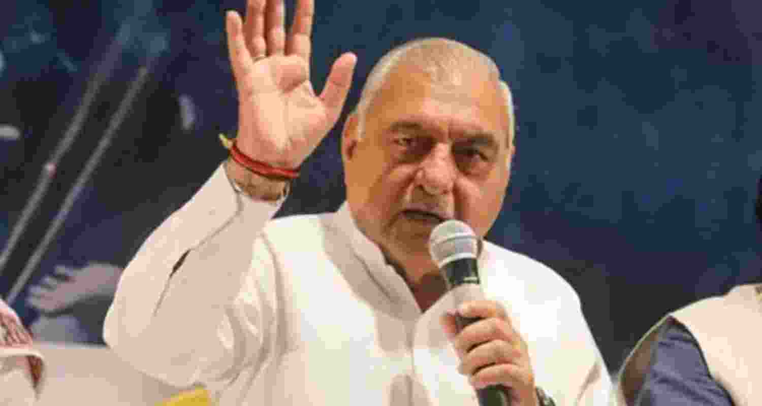 Former chief minister and Leader of the Opposition Bhupinder Singh Hooda. Former chief minister and Leader of the Opposition Bhupinder Singh Hooda.