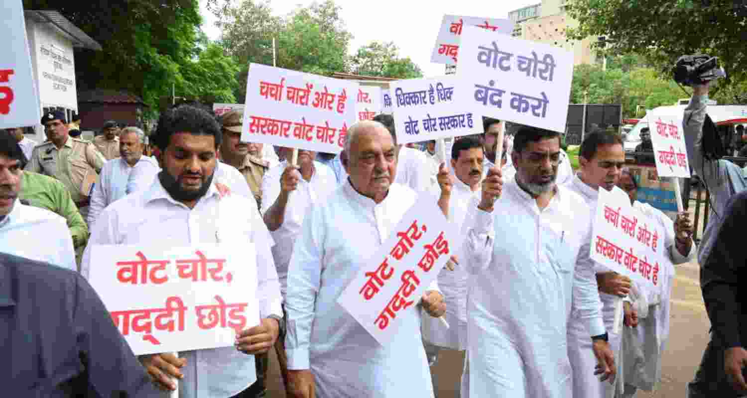 Former chief minister Bhupinder Singh Hooda. Former chief minister Bhupinder Singh Hooda.