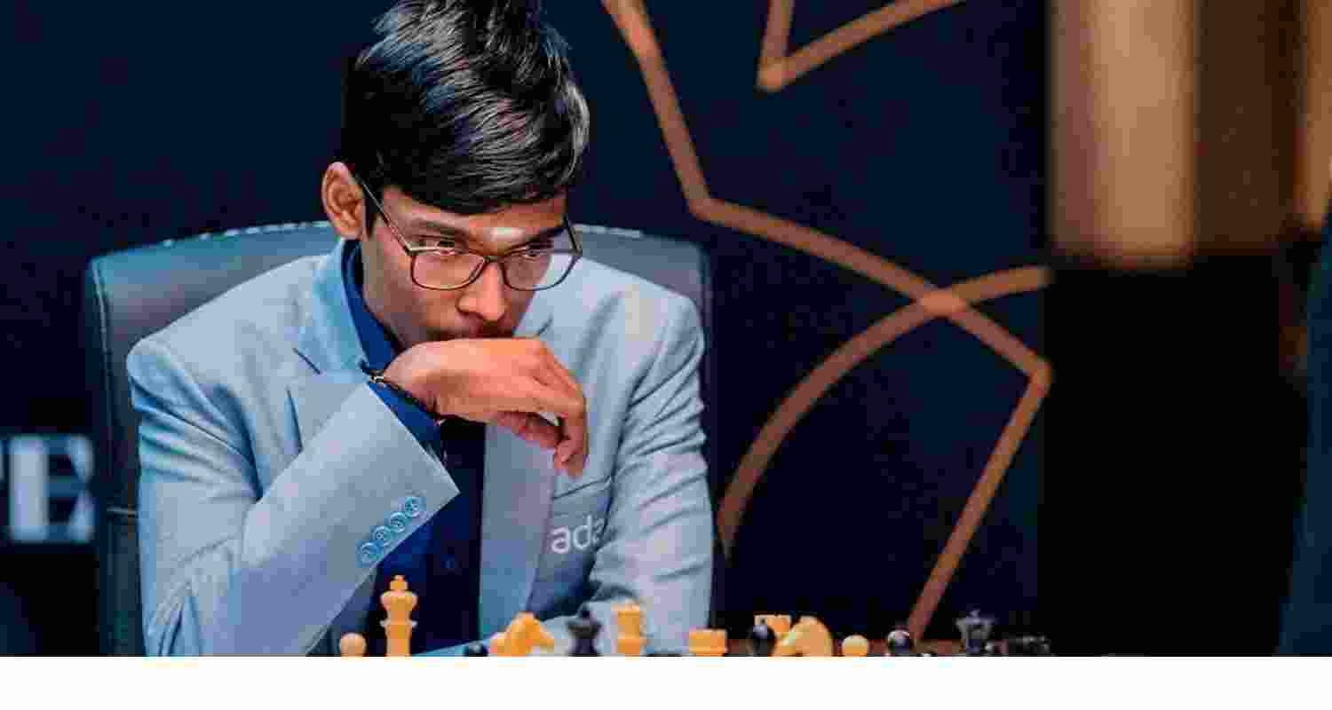 The Indian Granndmaster started with a strong victory over Saric and looked thoroughly in command. The Indian Granndmaster started with a strong victory over Saric and looked thoroughly in command.