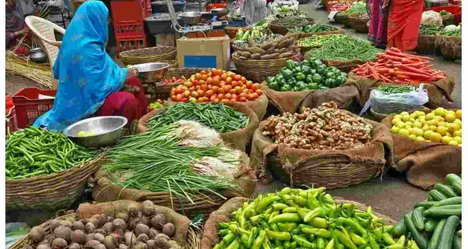 Data released by the National Statistics Office (NSO) on Friday showed the annual food inflation in August 2025 was (-) 0.69 per cent while the inflation in the year-ago period was 3.65 per cent Data released by the National Statistics Office (NSO) on Friday showed the annual food inflation in August 2025 was (-) 0.69 per cent while the inflation in the year-ago period was 3.65 per cent