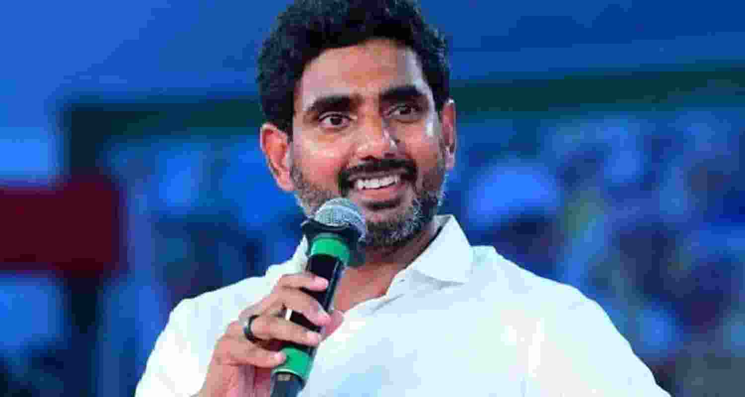 File photo of Andhra Pradesh minister Nara Lokesh File photo of Andhra Pradesh minister Nara Lokesh