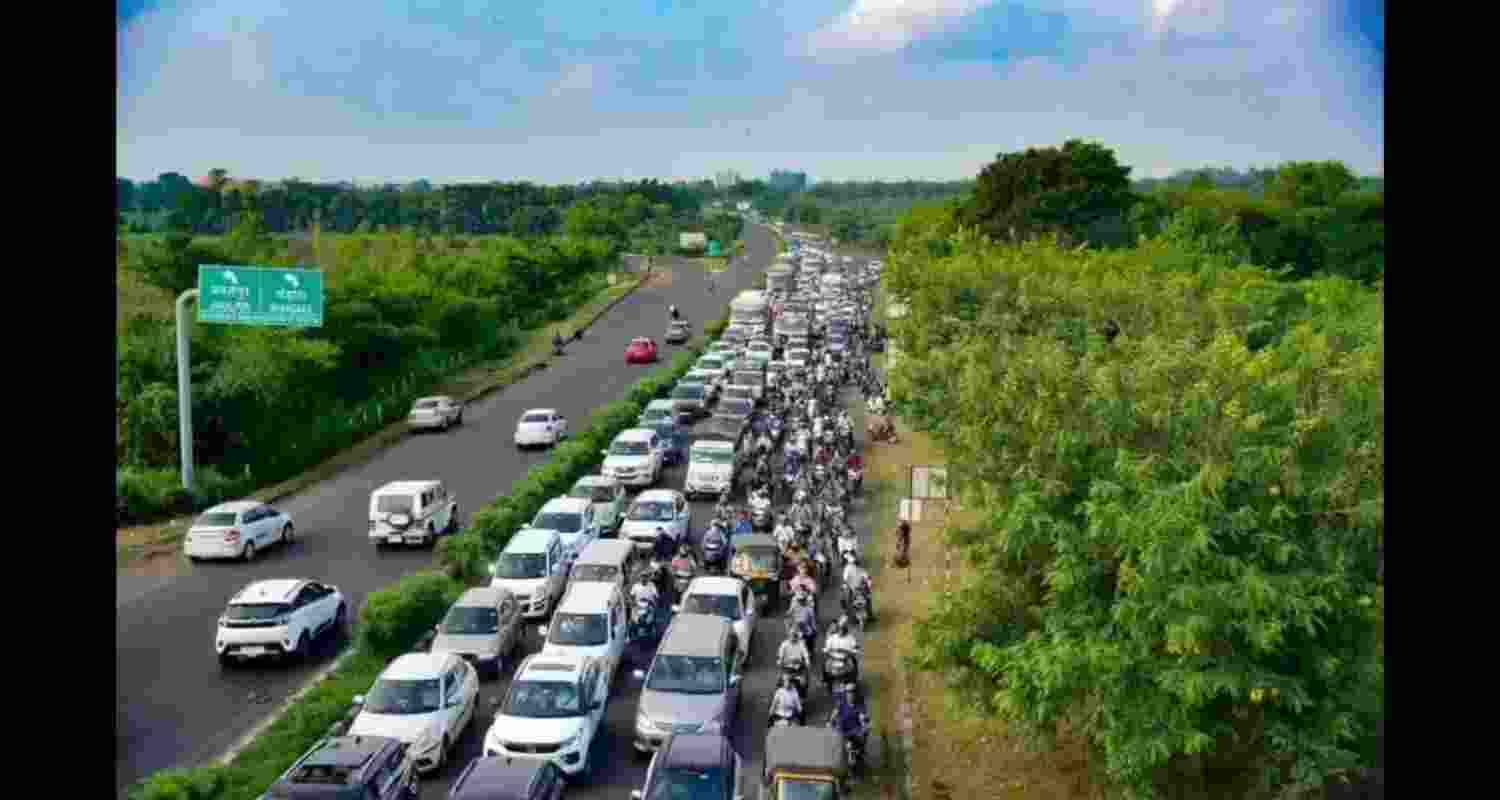 According to the expressway control room, the tanker was carrying propylene gas, which is highly flammable According to the expressway control room, the tanker was carrying propylene gas, which is highly flammable