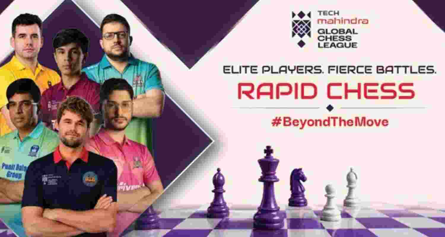 Global Chess League Season 4 will be held in Bengaluru from September 5-13, featuring six franchises led by stars including Magnus Carlsen and Viswanathan Anand. Global Chess League Season 4 will be held in Bengaluru from September 5-13, featuring six franchises led by stars including Magnus Carlsen and Viswanathan Anand.