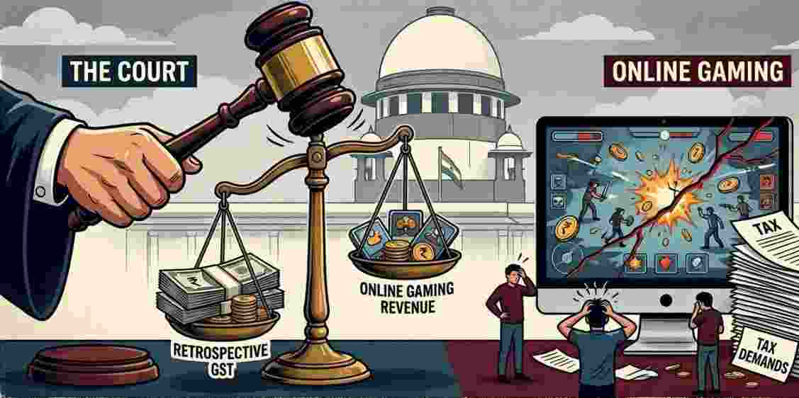 SC upholds GST levy on online gaming bets constitutionally valid SC upholds GST levy on online gaming bets constitutionally valid