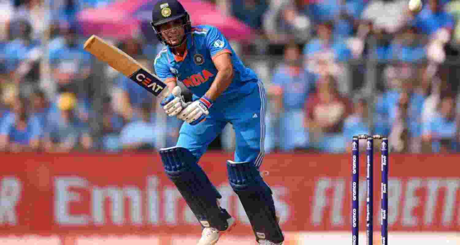 Indian batter Shubman Gill in action. Indian batter Shubman Gill in action.