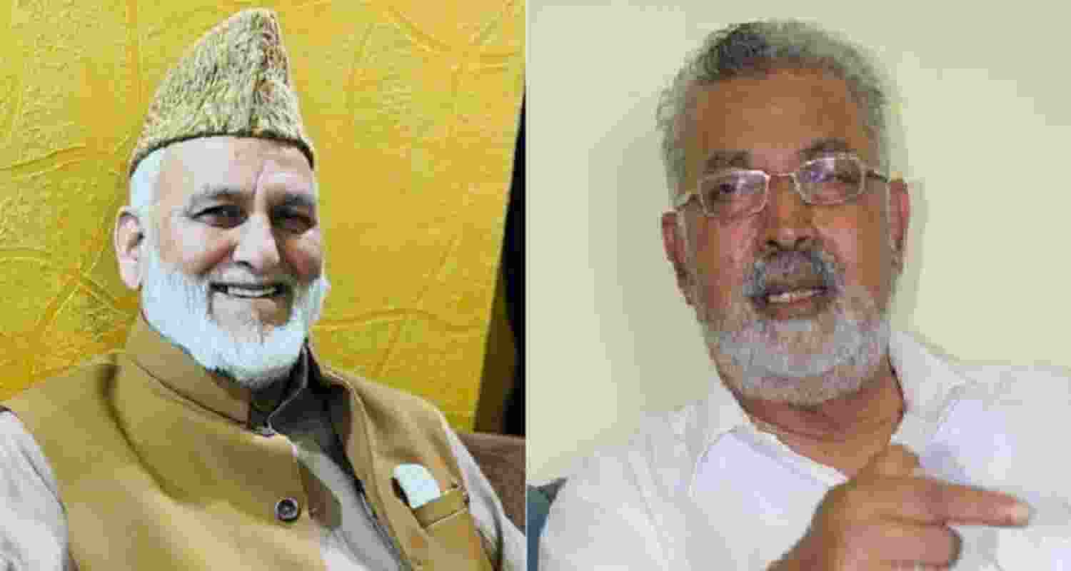 Former ministers GM Saroori and Taj Mohiuddin. Former ministers GM Saroori and Taj Mohiuddin.