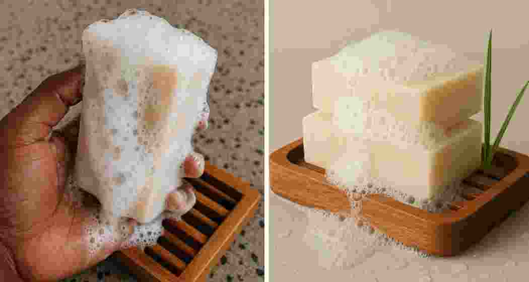 Representative image of goat milk soap. Representative image of goat milk soap.