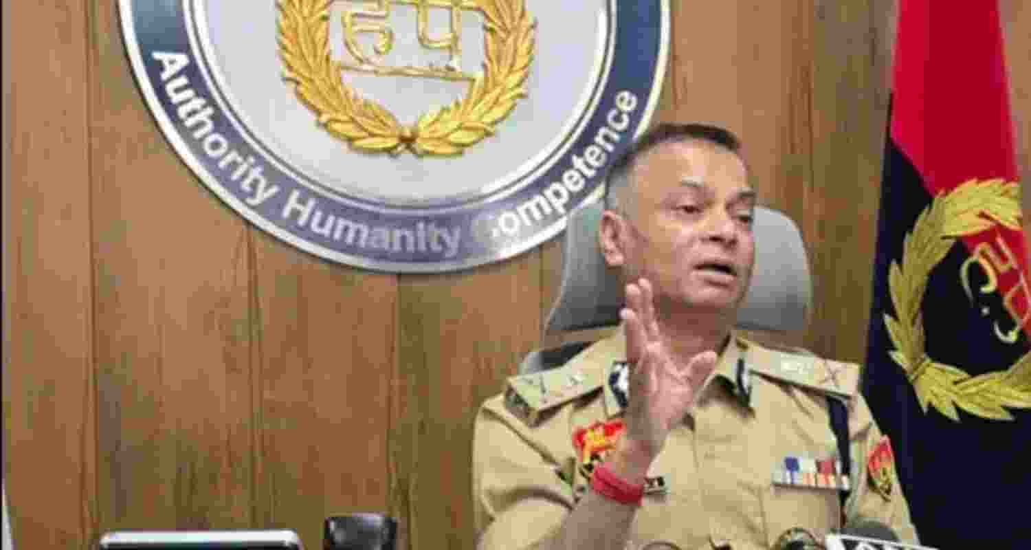 Haryana Director General of Police (DGP) OP Singh. Haryana Director General of Police (DGP) OP Singh.