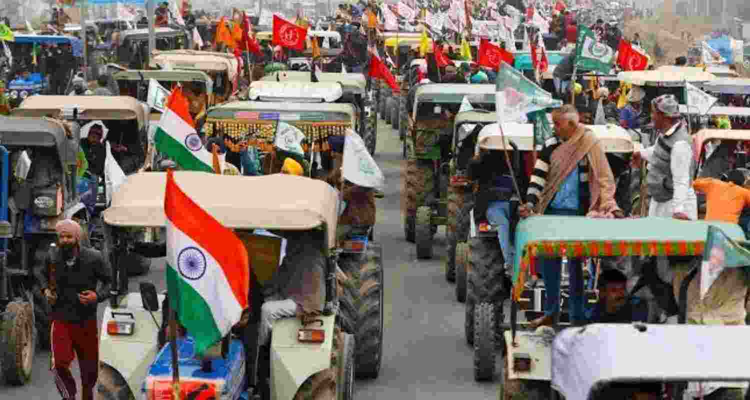 Haryana farmers plan Feb 23-25 Mahapadav at CM Nayab Singh Saini’s residence in Kurukshetra, opposing India-US trade deal. Haryana farmers plan Feb 23-25 Mahapadav at CM Nayab Singh Saini’s residence in Kurukshetra, opposing India-US trade deal.