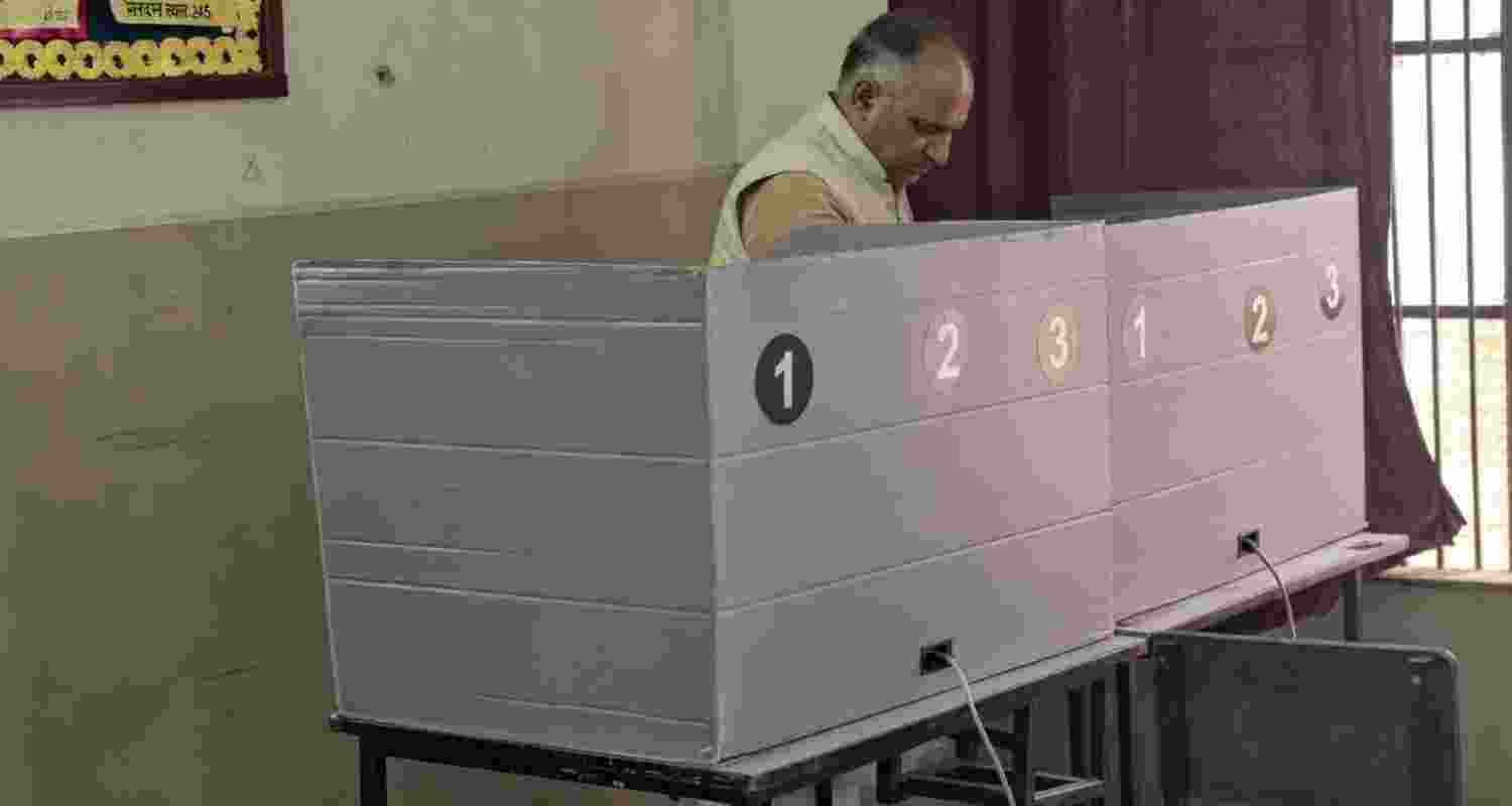 Polling underway for civic body elections in Haryana's Ambala, Panchkula and Sonipat; counting of votes will take place on May 13. Polling underway for civic body elections in Haryana's Ambala, Panchkula and Sonipat; counting of votes will take place on May 13.