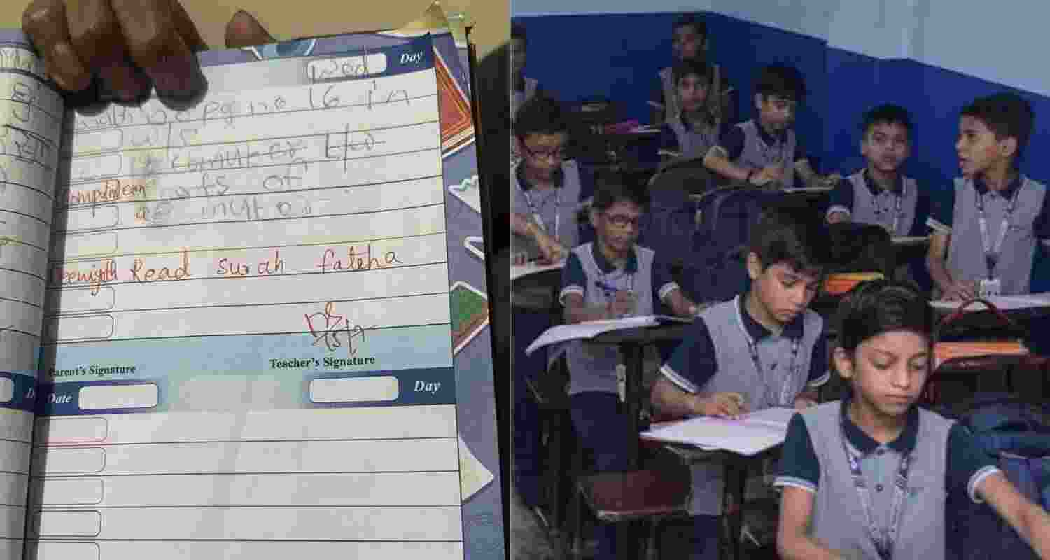 NHRC notice to T'gana govt for 'Kalma', 'Surah Fateha' schoolwork NHRC notice to T'gana govt for 'Kalma', 'Surah Fateha' schoolwork