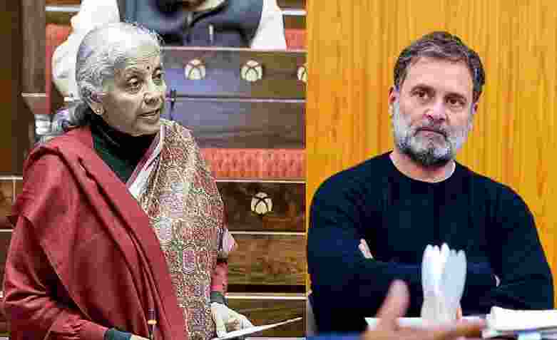 FM slams Rahul Gandhi's criticism of budget, says 'provide facts' FM slams Rahul Gandhi's criticism of budget, says 'provide facts'