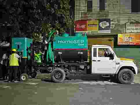 The Ministry of Science and Technology announced India’s first septic tank cleaning robot, Homosep Atom, aimed at eliminating manual scavenging and implementing the Swachhata Bharat Abhiyan across the nation. The Ministry of Science and Technology announced India’s first septic tank cleaning robot, Homosep Atom, aimed at eliminating manual scavenging and implementing the Swachhata Bharat Abhiyan across the nation.