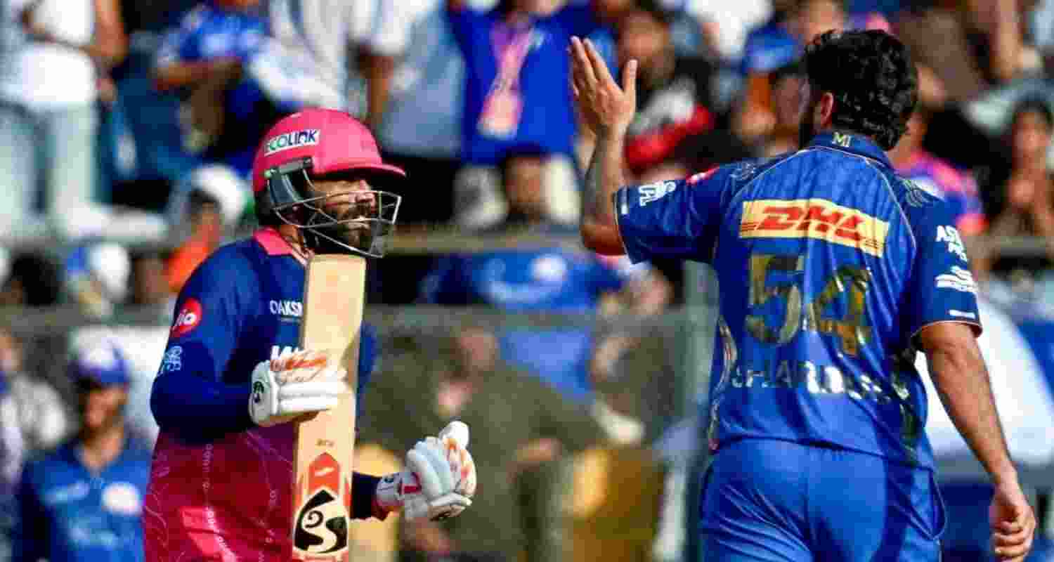 The hosts, Mumbai Indians, were restricted to 175 for 9 in their allotted 20 overs. The hosts, Mumbai Indians, were restricted to 175 for 9 in their allotted 20 overs.