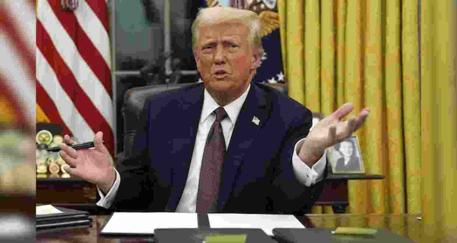 US President Donald Trump - file image. US President Donald Trump - file image.