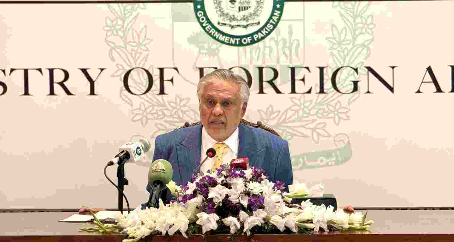 Pakistan FM Ishaq Dar says he held shuttle diplomacy with Saudi Arabia and Iran after war broke out, ensuring minimal impact on Saudi soil. Pakistan FM Ishaq Dar says he held shuttle diplomacy with Saudi Arabia and Iran after war broke out, ensuring minimal impact on Saudi soil.